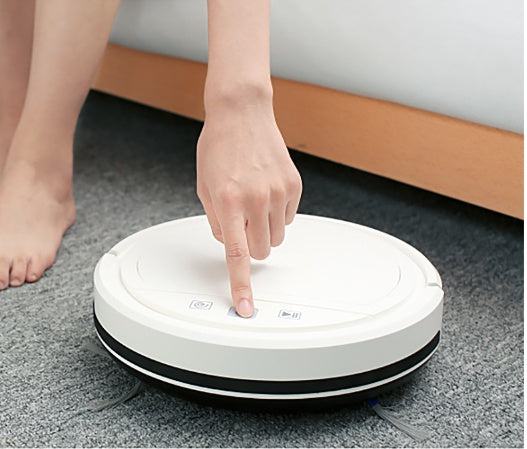 Cordless robot vacuum cleaner home – black white color US EU UK AU plug