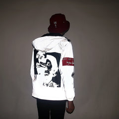 Luminous clothing Japanese trench coat