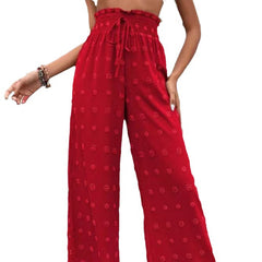 New Casual Micro-elastic Loose Wide-leg Pants For Women