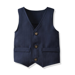 Boys' dress suit British gentleman four-piece suit
