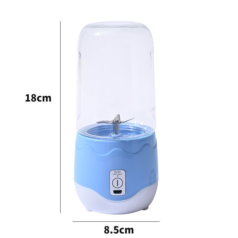 Portable mini blender juicing cup – 1800mAh USB charging 10-15 cups