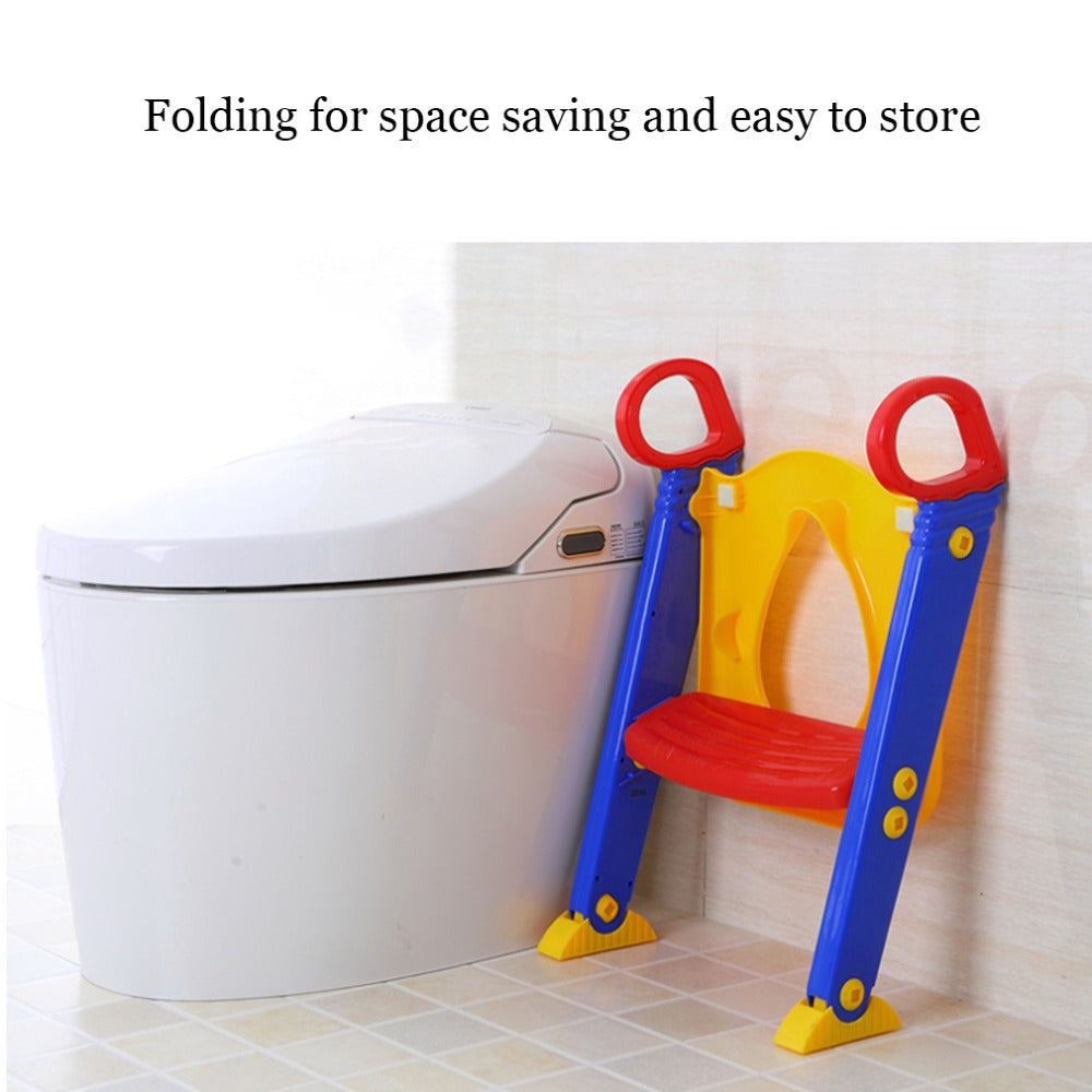 Baby potty training toilet seat ladder – PP PU hygienic safe material