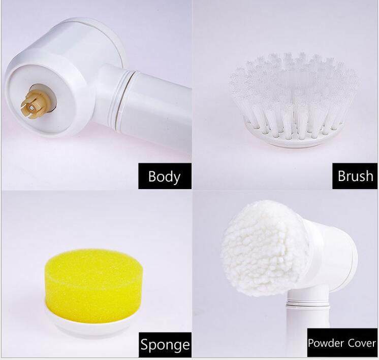 Electric cleaning brush 5-in-1 handheld – rechargeable battery model options