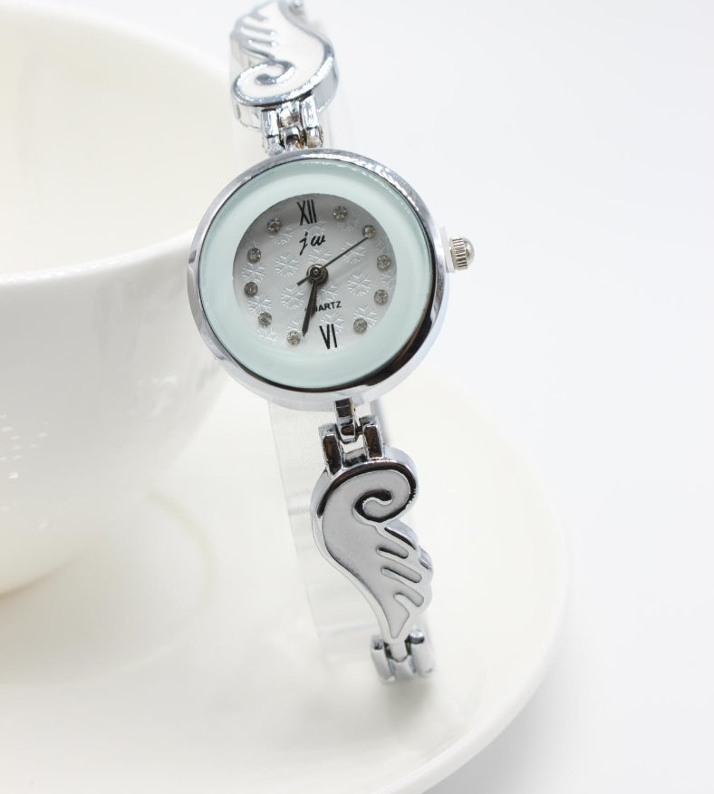 Angel  Female Quartz Bracelet Ladies Student High-grade Steel Belt Watch Fashion Watch