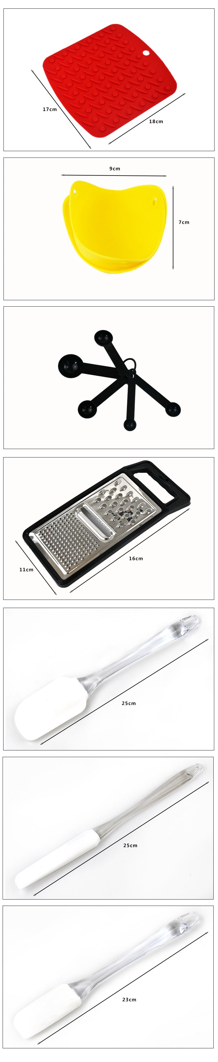 Nylon kitchen utensils set 44 piece – housewarming wedding gift idea