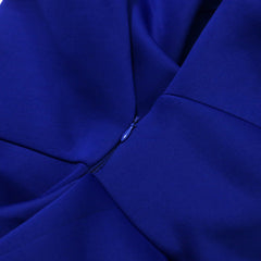 One Shoulder High Waist Large Size Slim Irregular Ruffle Gown Dress