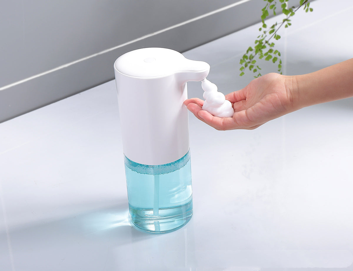 Automatic foam soap dispenser touchless – smart induction hand wash front view
