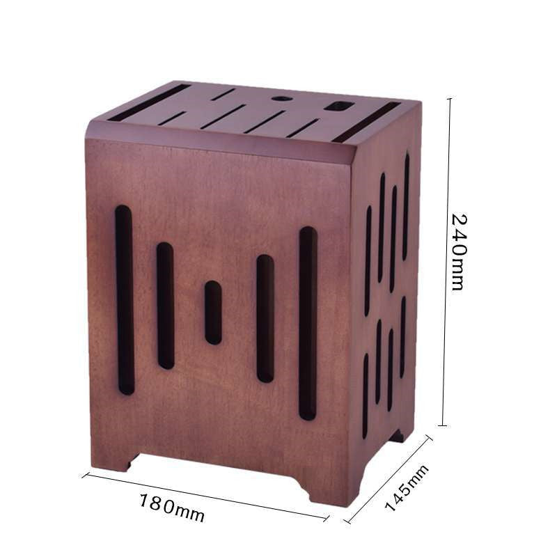 Wall mounted kitchen knife holder – dual purpose wall table placement