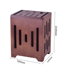 Wall mounted kitchen knife holder – dual purpose wall table placement