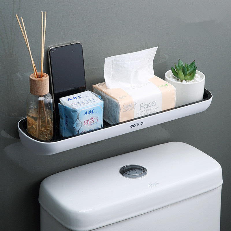 Wall mounted bathroom storage rack – modern simple ABS material