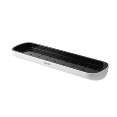 Wall mounted bathroom storage rack – white black grey color options