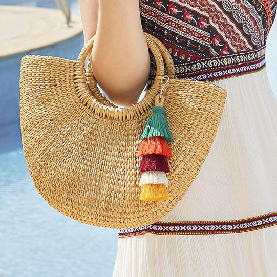 Tassel Bag Pendant European And American Retro Style Tassel Pendant Jewelry