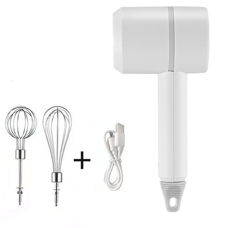 Rechargeable electric egg beater handheld – easy clean detachable parts