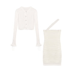 Gentle Pure Desire Wind Knitted Cardigan Coat Women''s Summer Thin Sunscreen