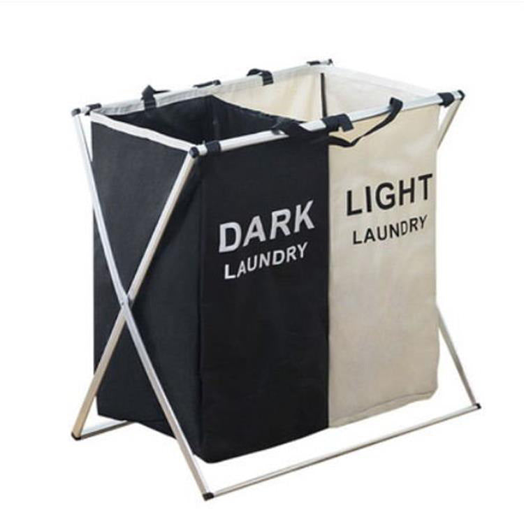 Collapsible laundry hamper Oxford cloth – single grid option D detail