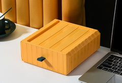 Desktop Storage Box with Drawers Multi Layer Organizer