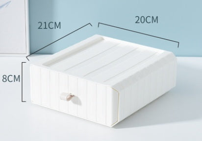 Desktop Storage Box with Drawers Multi Layer Organizer