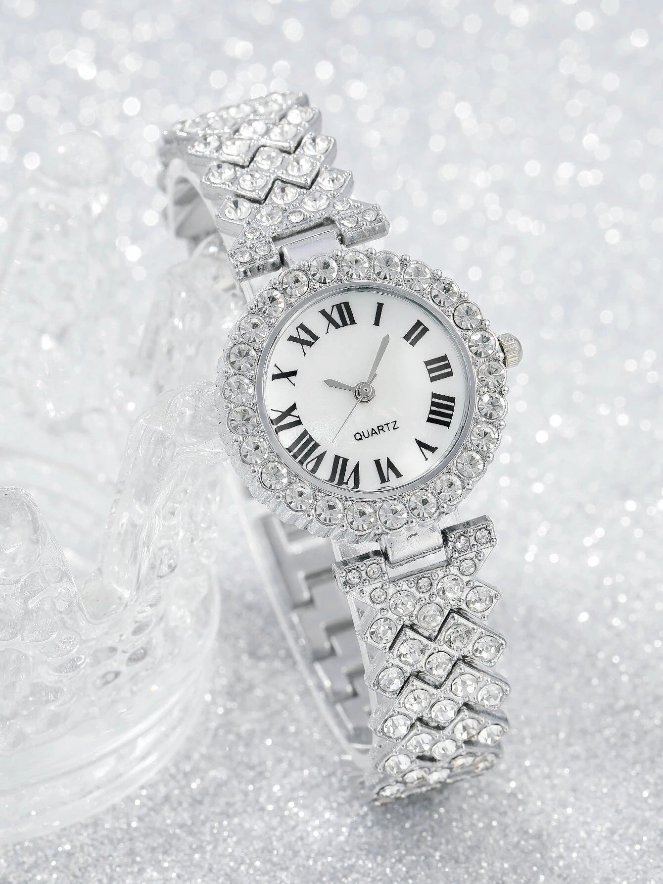 Women's Fashion Watch Gift Full Diamond Versatile High-grade Quartz Watch