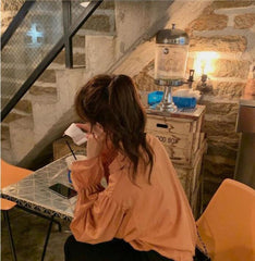 Women's Solid Color Fashion Loose Shirt