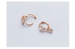 Diamond butterfly earrings earrings
