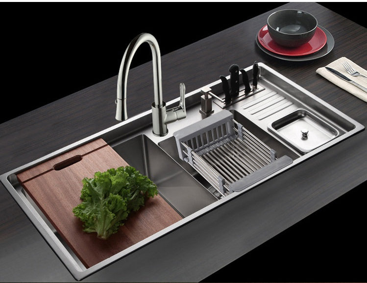 Kitchen sink drain basket – large capacity upgraded design close-up