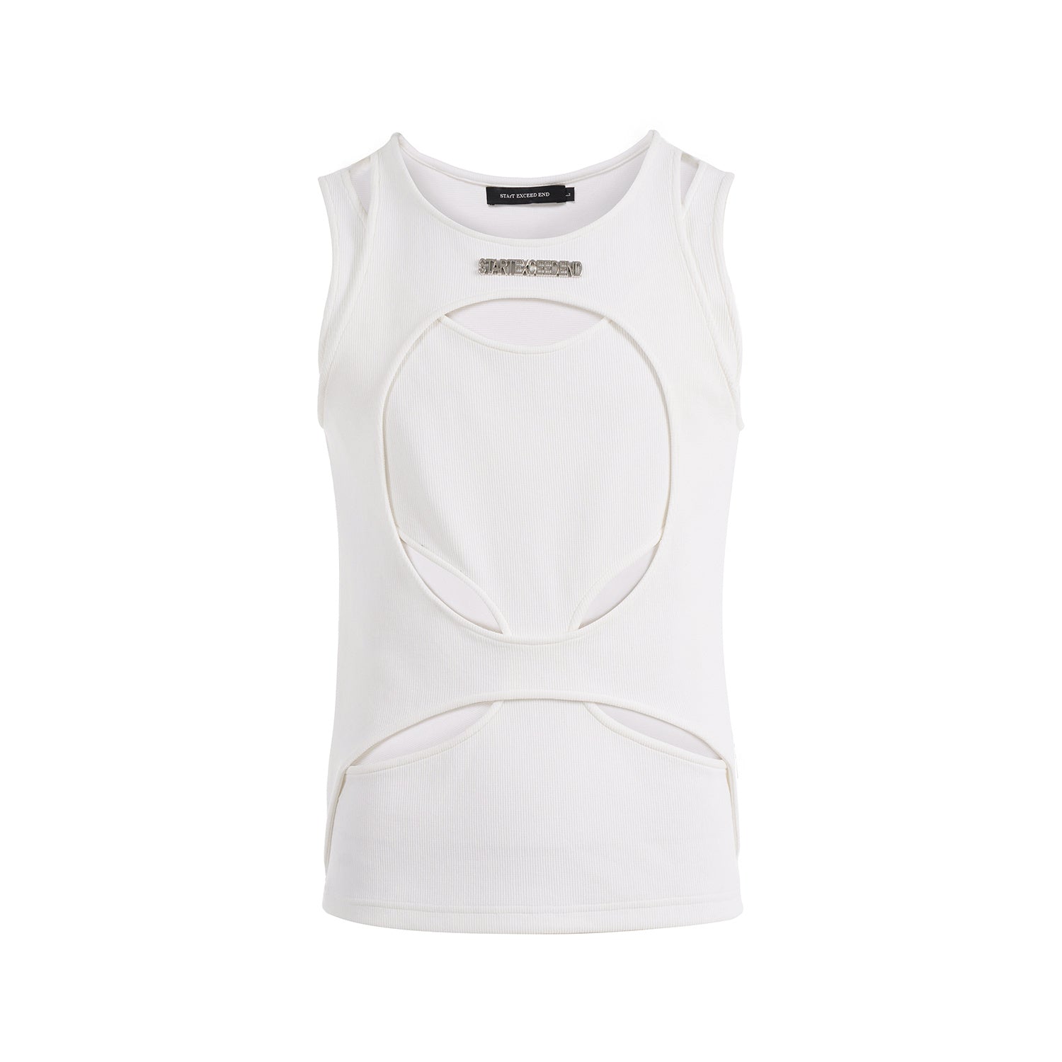 Men's Summer Sleeveless Waistcoat Hollow White Thread Vest