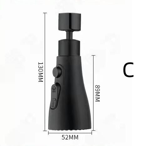 360 degree rotating faucet sprayer – kitchen sink dish vegetable rinse