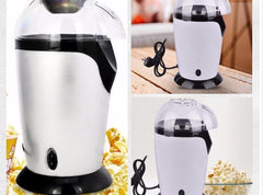 Mini popcorn maker machine for home – white red color US EU UK plug options