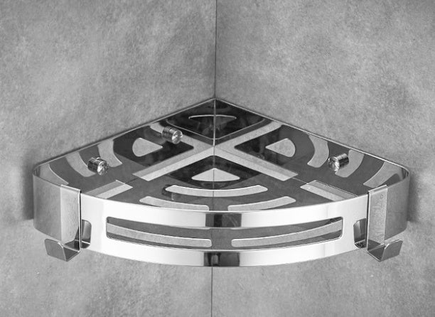 Stainless steel bathroom corner shelf – rust resistant corrosion free
