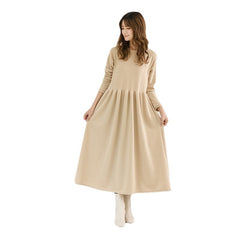 Japanese Loose Pullover Skirt Version A Waist-tight Dress