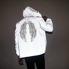 Luminous clothing Japanese trench coat