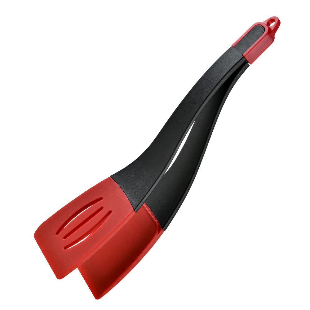 3-in-1 silicone spatula clip kitchen tool – steak pancake egg flipping use