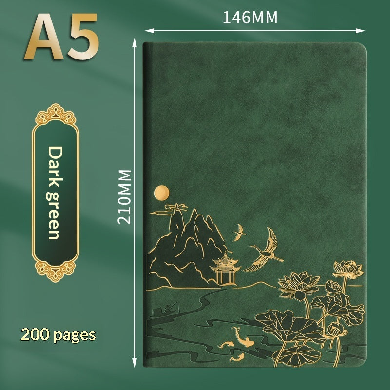 Vintage A5 notebook gift box set – Pick N Drop business gift USA Europe