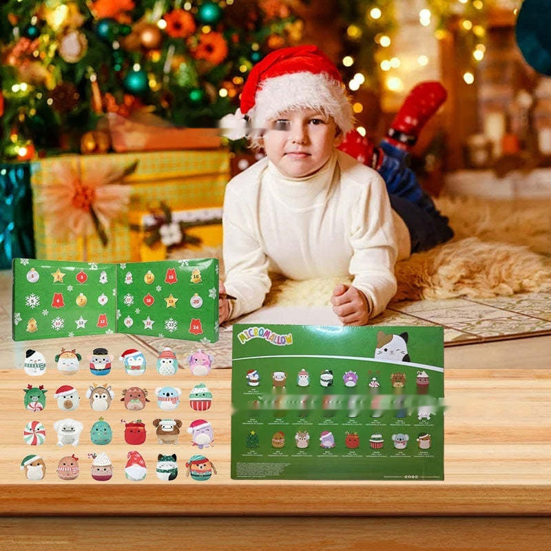 Christmas advent calendar for kids – 2024 holiday box design detail