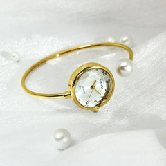 Women's High-grade Simple Pearl Bangle Watch High-grade Watch