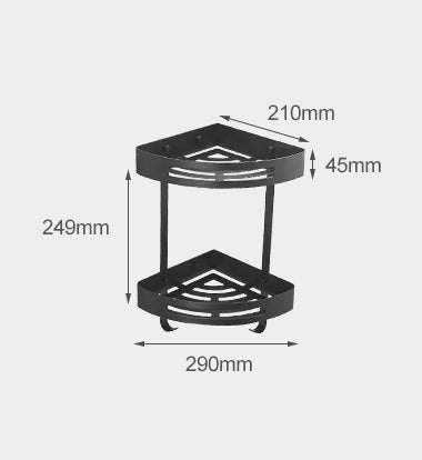 Stainless steel bathroom corner shelf – bathroom toilet shower use