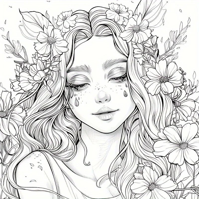 Fairy coloring book for adults – creative drawing gift all ages