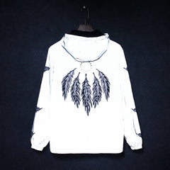 Luminous clothing Japanese trench coat