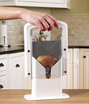 Bagel slicer cutter kitchen tool – Pick N Drop baking gift USA Europe