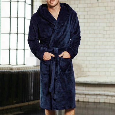 Nylon hooded bathrobe for men and women – Pick N Drop home gift USA Europe