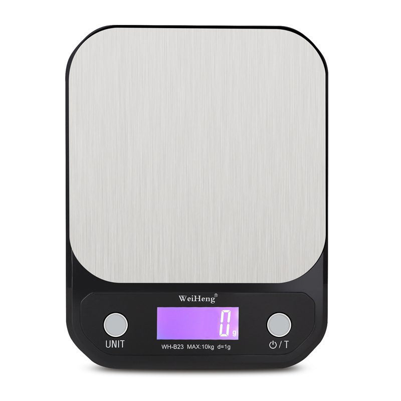 Kitchen precision electronic scale – 5kg 10kg battery powered front view