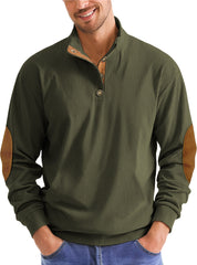 Autumn And Winter Outdoor Casual Stand-up Collar Long-sleeved Pullover Men's New Style