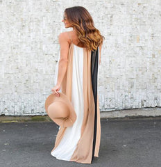 Large size loose slim casual dress