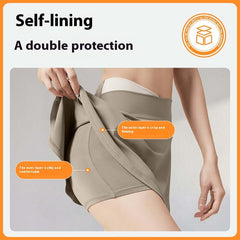 Quick-drying Anti-exposure Running Fitness Fake Skirts