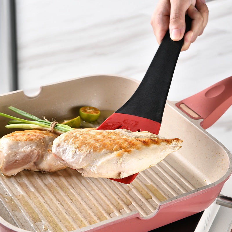 3-in-1 silicone spatula clip kitchen tool – food grade silicone BPA free tip