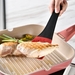 3-in-1 silicone spatula clip kitchen tool – food grade silicone BPA free tip