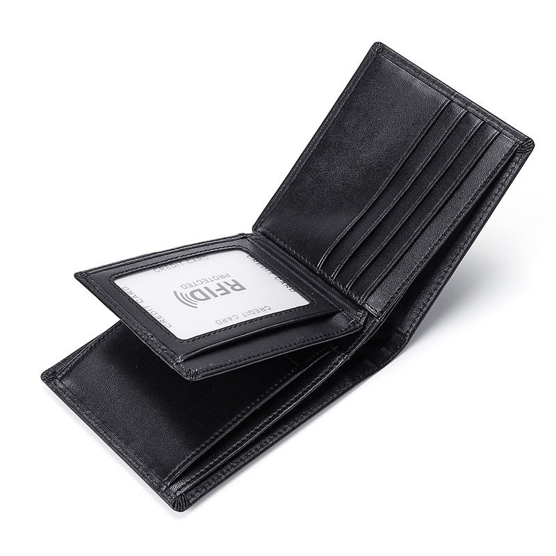 RFID leather wallet for men – Pick N Drop secure gift USA Europe