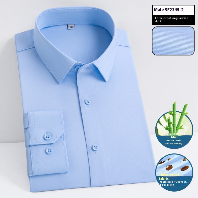 Men's  Short Sleeves Are Waterproof, Oil Resistant And Stain Resistant