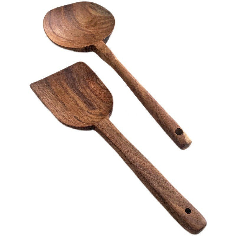 Teak wood cooking spatula kitchen utensil – Pick N Drop kitchen gift USA Europe