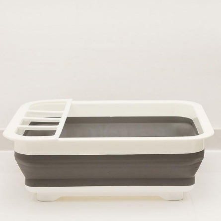 Folding kitchen dish drying rack – large capacity dish bowl cup drying